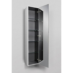 Шкаф-пенал Am.Pm Spirit V2.0 35 подвесной, зеркало, белый глянец - изображение 2