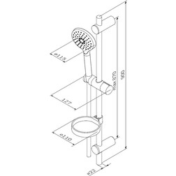 Комплект Душевой уголок Am.Pm Tender W45G-315-090TM - изображение 6