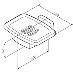 Мыльница Am.Pm Gem A9034200 - изображение 2