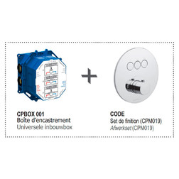 Встраиваемая часть для настенного смесителя Paffoni Compact Box CPBOX001 - изображение 6