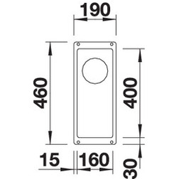 Кухонная мойка Blanco Subline 160-U мускат - изображение 2