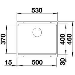 Кухонная мойка Blanco Etagon 500-U Silgranit жасмин - изображение 4