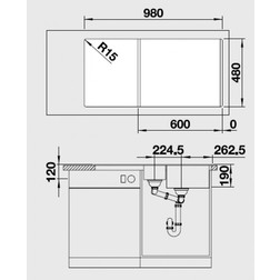 Кухонная мойка Blanco Legra 6 S антрацит - изображение 6