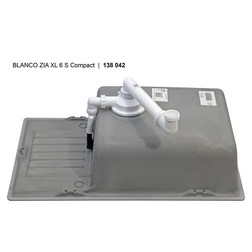 Кухонная мойка Blanco Zia XL 6 S Compact кофе - изображение 10