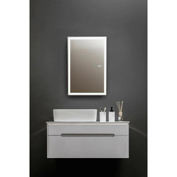 Зеркало-шкаф Silver Mirrors Киото-2 50 Flip сенсорный выключатель с Led-подсветкой и антизапотеванием L/R - изображение 2