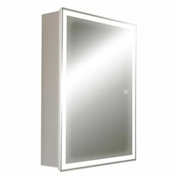 Зеркало-шкаф Silver Mirrors Киото-2 60 Flip сенсорный выключатель с Led-подсветкой и антизапотеванием L/R - изображение 2