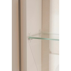 Зеркало-шкаф Silver Mirrors Hamburg 46*76 L/R с Led-подсветкой белый - изображение 12