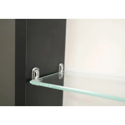 Зеркало-шкаф Silver Mirrors Hamburg 46*76 L/R с Led-подсветкой черный - изображение 10