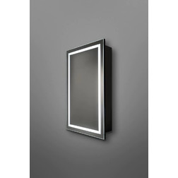 Зеркало-шкаф Silver Mirrors Hamburg 46*76 L/R с Led-подсветкой черный - изображение 15