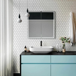Зеркало-шкаф Silver Mirrors Sides 80 сенсорный выключатель с Led-подсветкой - изображение 3