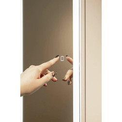 Зеркало-шкаф Silver Mirrors Munchen 42*72 L/R сенсорный выключатель с Led-подсветкой белый - изображение 6