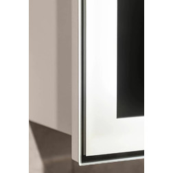 Зеркало-шкаф Silver Mirrors Munchen 42*72 L/R сенсорный выключатель с Led-подсветкой белый - изображение 8