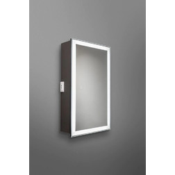 Зеркало-шкаф Silver Mirrors Munchen 42*72 L/R сенсорный выключатель с Led-подсветкой антрацит - изображение 1