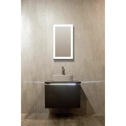 Зеркало-шкаф Silver Mirrors Munchen 42*72 L/R сенсорный выключатель с Led-подсветкой антрацит - изображение 9