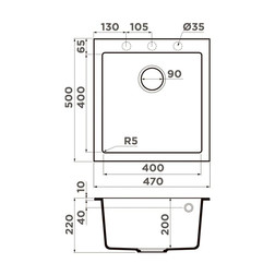 Мойка OMOIKIRI BOSEN 47A - изображение 3