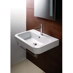 Раковина для ванной на 65 см GSI traccia M 693211 с хромированным полотенцедержателем PATF65/PATFB65 - изображение 2