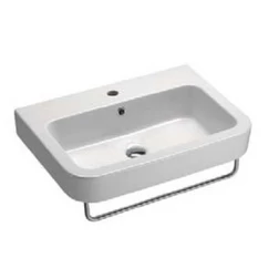 Раковина для ванной на 65 см GSI traccia M 693211 с хромированным полотенцедержателем PATF65/PATFB65 - изображение 3