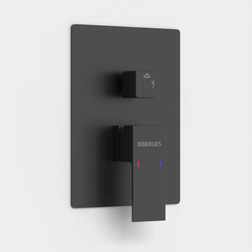Душевой комплект BERGES VENTAS 2S BLACK, черный матовый - изображение 4