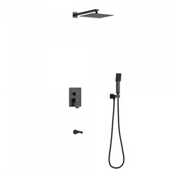Душевой комплект BERGES VENTAS 3S BLACK, черный матовый - изображение 2