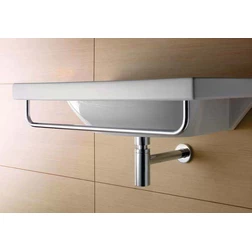Раковина GSI panorama square90 664411 с полотенцедержателем MMB90C - изображение 2