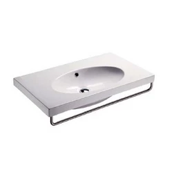 Раковина GSI panorama square75 664011 с полотенцедержателем MMB75C - изображение 1
