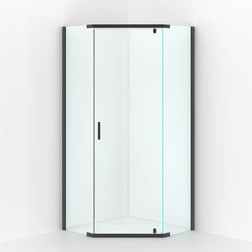 Душевой уголок SOLO T Black 1000x1000 - изображение 2