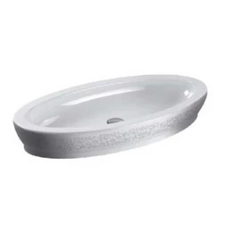 Накладная раковина на 80 см GSI panorama Ellipse с декором 663658/663657 - изображение 2