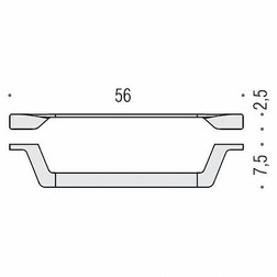 Полотенцедержатель COLOMBO DESIGN ALIZE B2510 широкий - изображение 3
