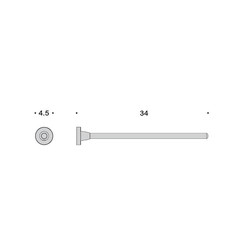 Полотенцедержатель COLOMBO DESIGN BASIC B2713 одинарный - изображение 2