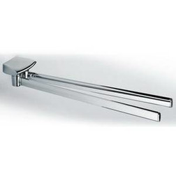 Полотенцедержатель COLOMBO DESIGN LAND B2813 двойной пововоротный - изображение 4