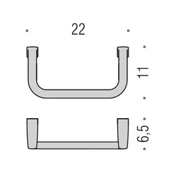 Полотенцедержатель COLOMBO DESIGN LULU B6231 кольцо - изображение 3