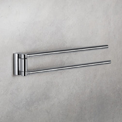 Полотенцедержатель COLOMBO DESIGN LUNA B0113 двойной поворотный - изображение 2