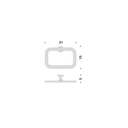 Полотенцедержатель COLOMBO DESIGN NORDIC B5231 кольцо - изображение 2