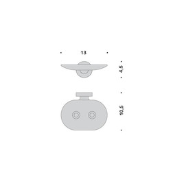 Мыльница COLOMBO DESIGN BASIC B2781 настенная несъемная - изображение 2