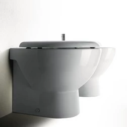 Унитаз напольный приставной GSI modo 771411 с сидением и крышкой TONDO - изображение 2