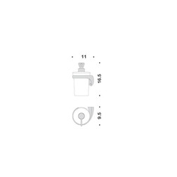Дозатор COLOMBO DESIGN LINK B9310SX настенный - изображение 3