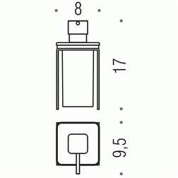 Дозатор COLOMBO DESIGN OVER B9329 настольный - изображение 3