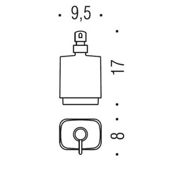 Дозатор COLOMBO DESIGN TIME W4281 настольный - изображение 3
