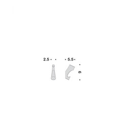 Крючок COLOMBO DESIGN LAND CD77 одинарный - изображение 3