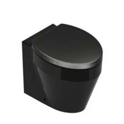 Унитаз напольный приставной GSI losanga black 751420 (черный) - изображение 3