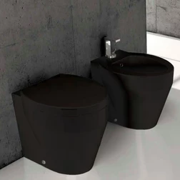 Биде напольное GSI losanga black 756220 (черное) - изображение 2