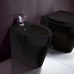 Биде напольное GSI losanga black 756220 (черное) - изображение 1