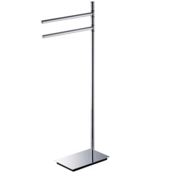 Стойка COLOMBO DESIGN SQUARE B9901 напольная с полотенцедержателем - изображение 1