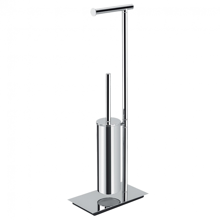 Стойка COLOMBO DESIGN SQUARE B9902 напольная с полотенцедержателем с мыльницей