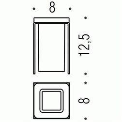 Стакан COLOMBO DESIGN OVER B7041 настольный - изображение 3