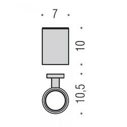 Стакан COLOMBO DESIGN PLUS W4902.GM настенный - изображение 3