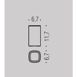 Стакан COLOMBO DESIGN TRENTA B3041.NM настольный - изображение 3