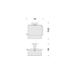 Держатель туалетной бумаги COLOMBO DESIGN FOREVER B2991 с крышкой - изображение 3