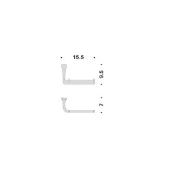 Держатель туалетной бумаги COLOMBO DESIGN LAND B2808 без крышки - изображение 3