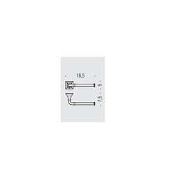 Держатель туалетной бумаги COLOMBO DESIGN PORTOFINO B3208DX.BR без крышки - изображение 2